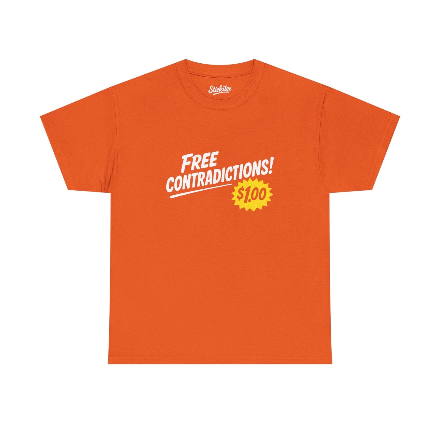 Free Contradictions Tee – Only $1.00 (But Not Really)