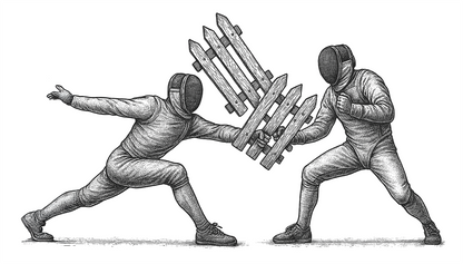 Fence Off! – The Ultimate Fencing Tee